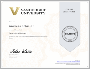 Generative AI Primer Certificate