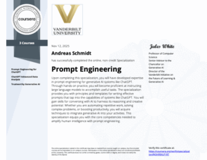 Prompt Engineering Certificate